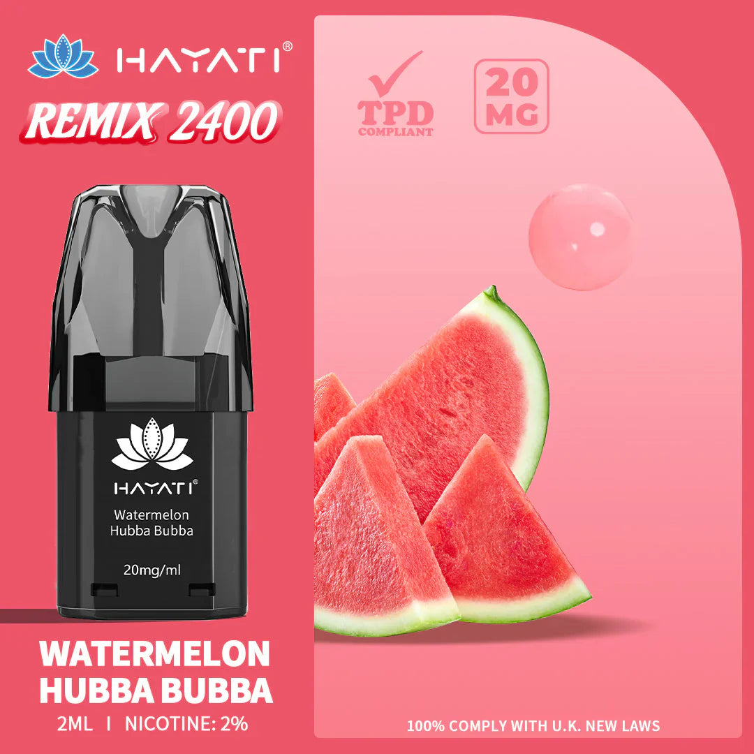 Hayati remix disposable pod kit (rio de remix)