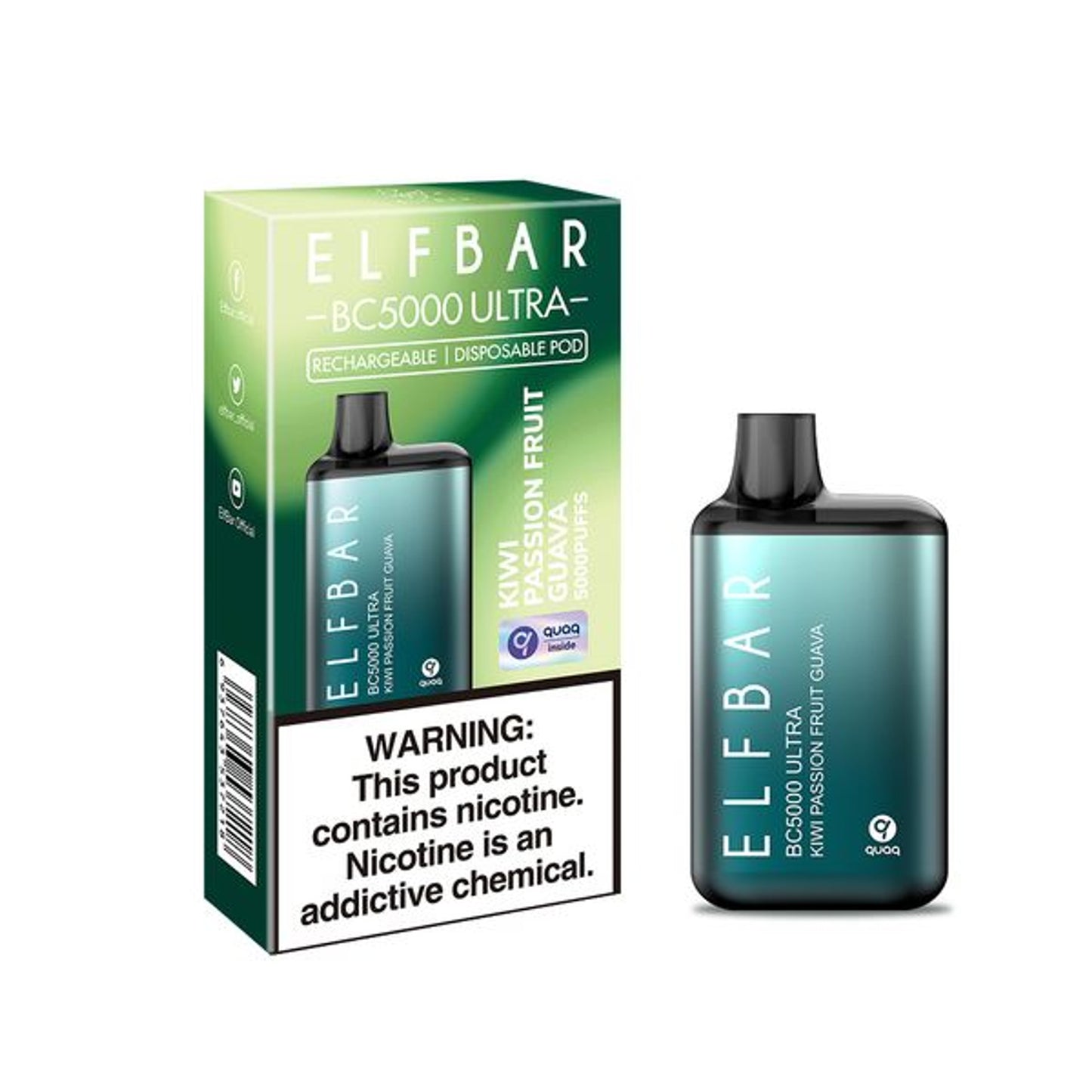 ELF BAR BC5000 ULTRA Disposable Vape - 5000 Puff