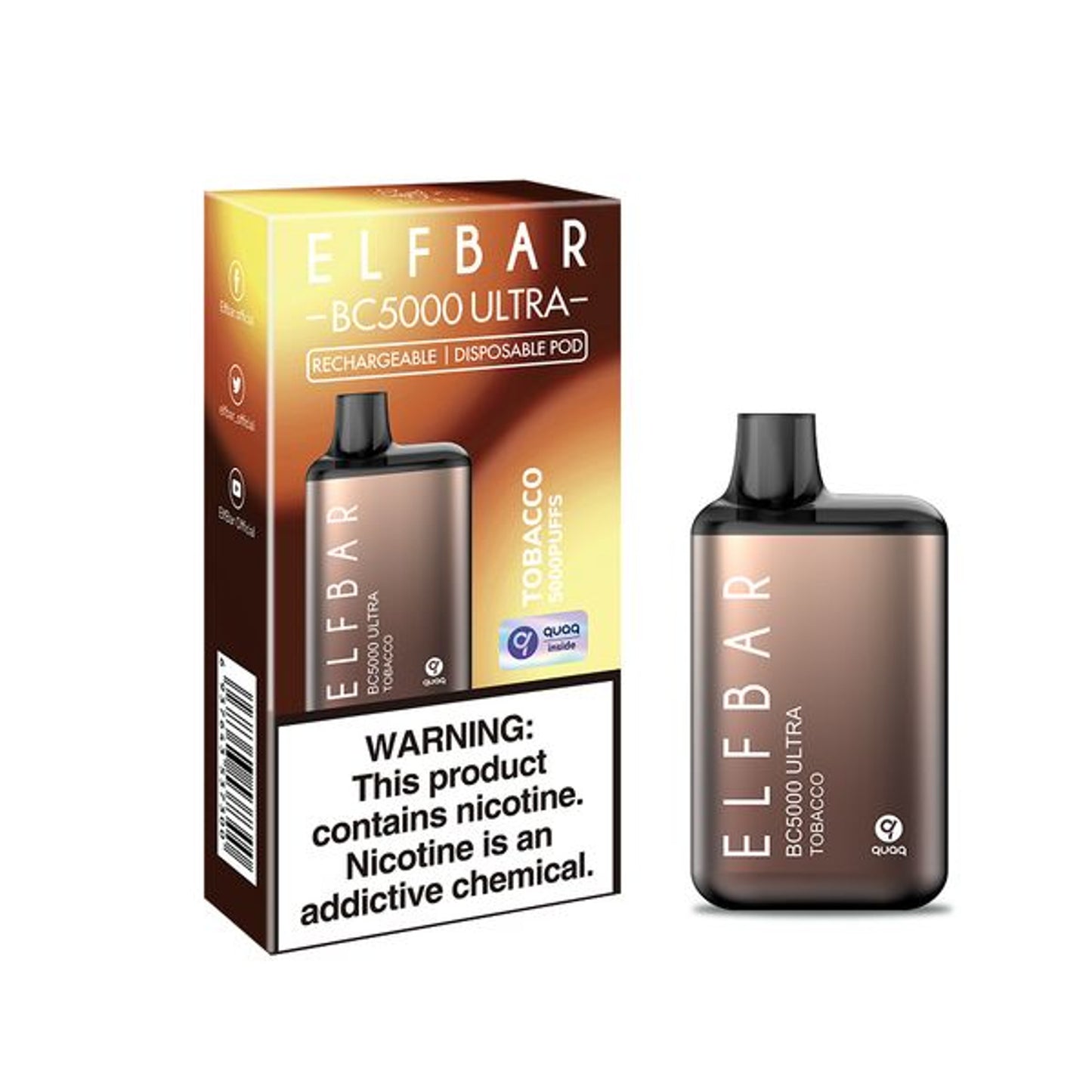 ELF BAR BC5000 ULTRA Disposable Vape - 5000 Puff