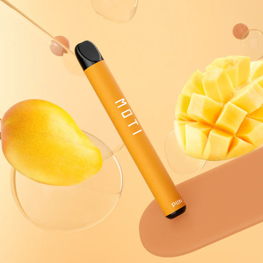 Moti Piin - Dispozitiv de vaping de unică folosință - 600 de pufuri (mango tropical)