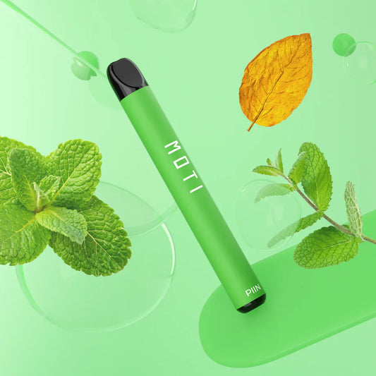 Moti Piin - Dispozitiv de vaping de unică folosință - 600 de pufuri (tutun mentolat)