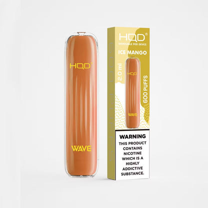 Kit de vape Hqd Wave 600 Puffs de unică folosință