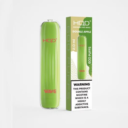 Kit de vape Hqd Wave 600 Puffs de unică folosință