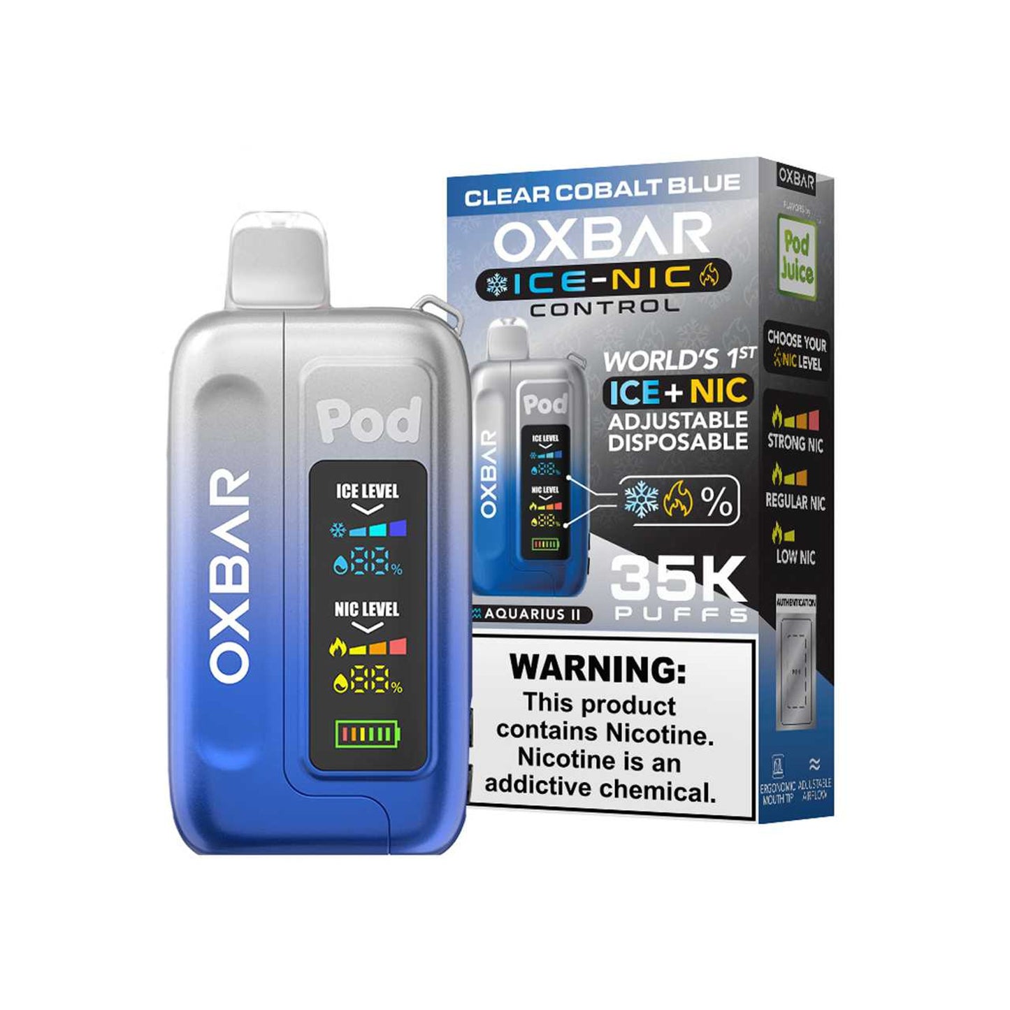 OXBAR 35K Ice-Nic Control Disposable Vape