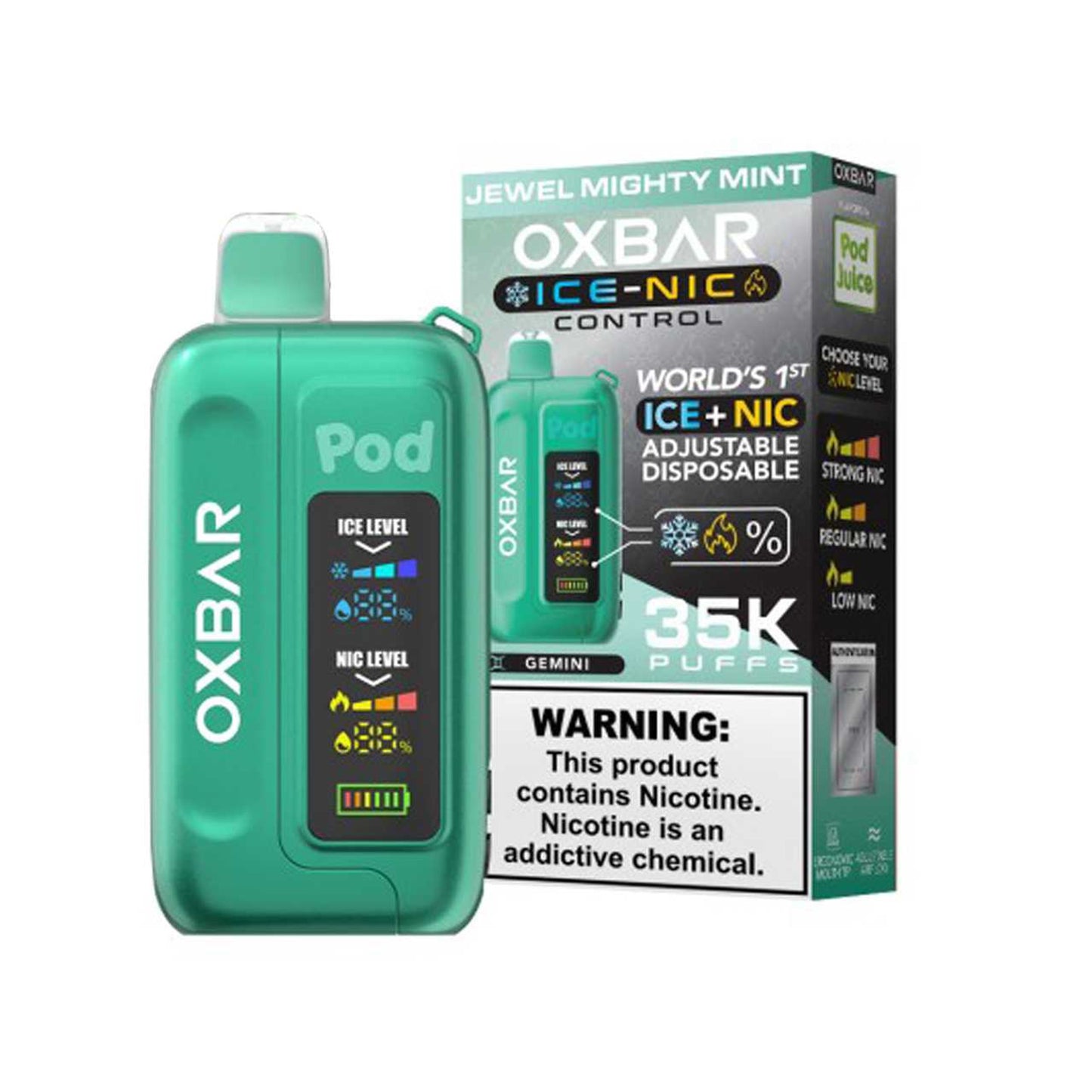 OXBAR 35K Ice-Nic Control Disposable Vape