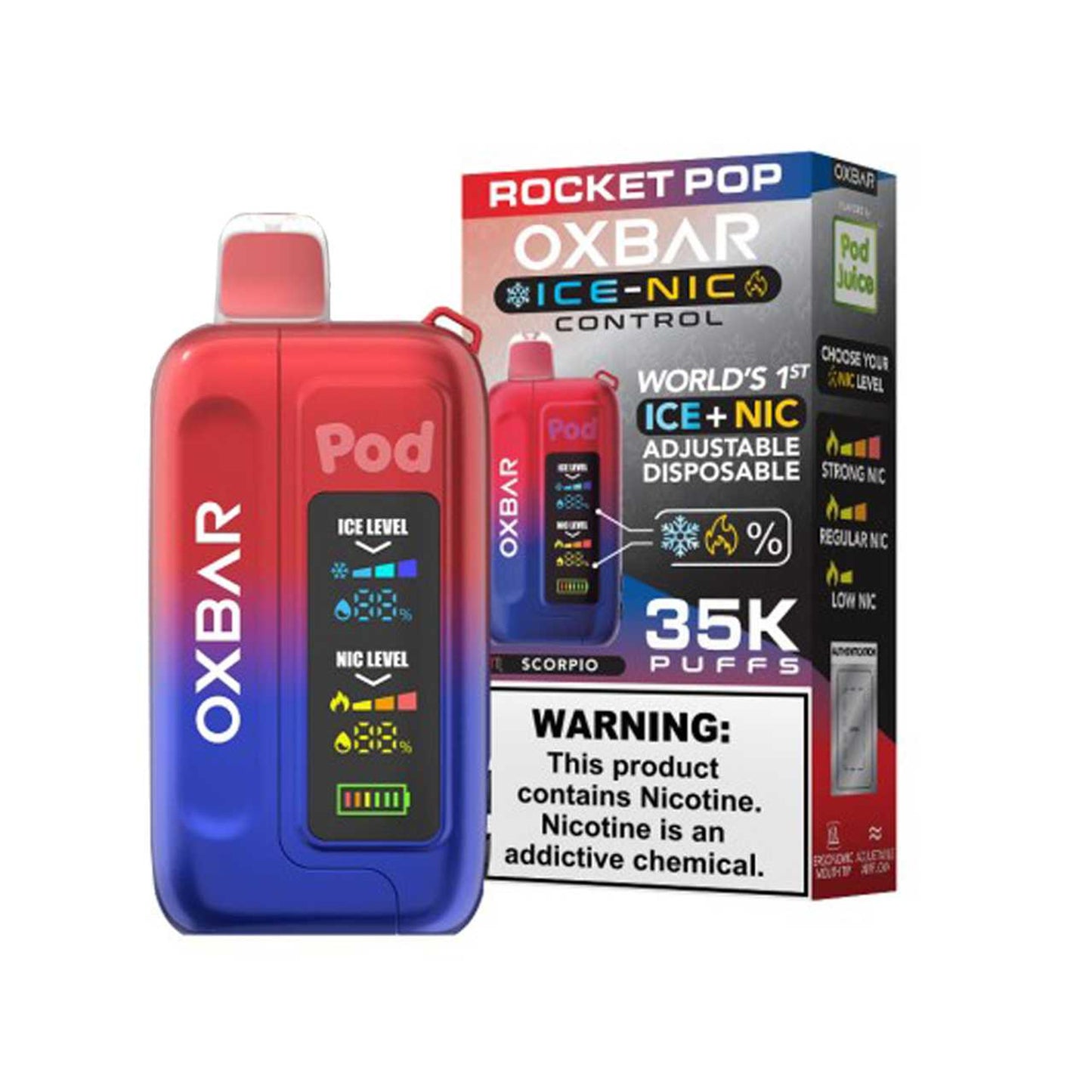 OXBAR 35K Ice-Nic Control Disposable Vape