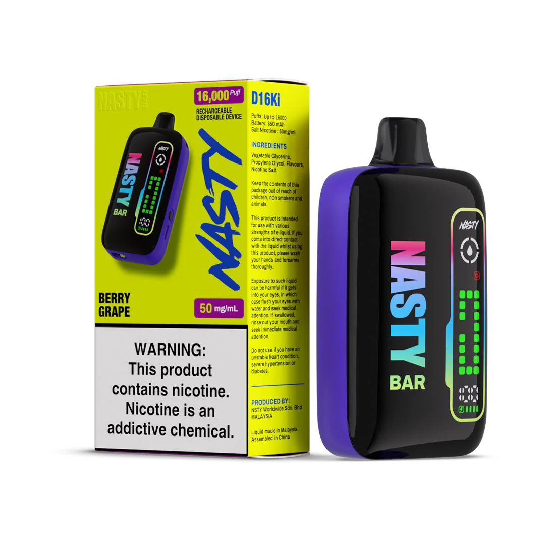 Nasty Bar D16Ki 16000 Puffs Disposable vape